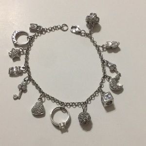 Beautiful 13 charms 925 silver